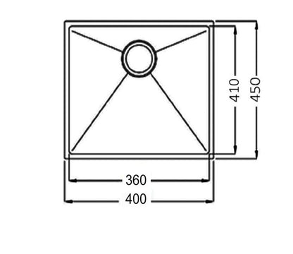 Axon Sink 45A 450x400x220