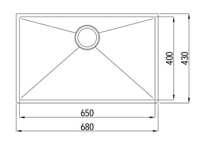 Axon Sink 69S 690x440x220