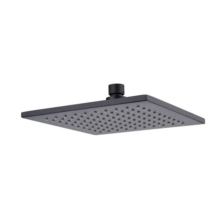 Brass Shower Head Square 250 Black