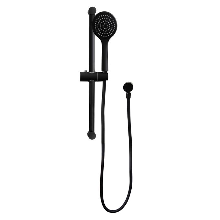 Pavia Shower Rail Black