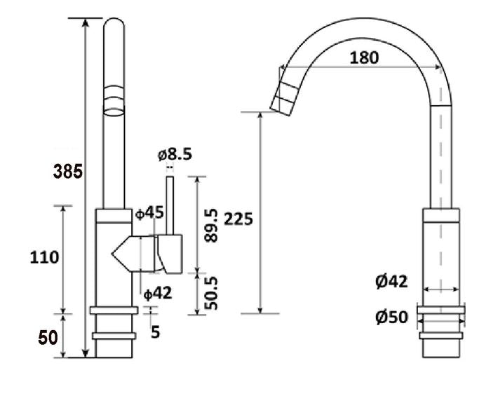 Pavia Kitchen Mixer Mb