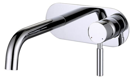 Pavia Wall Basin Mixer Chrome