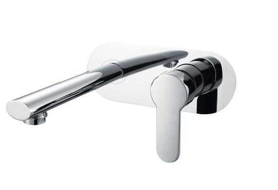 Vogh Wall Basin Mixer Chrome