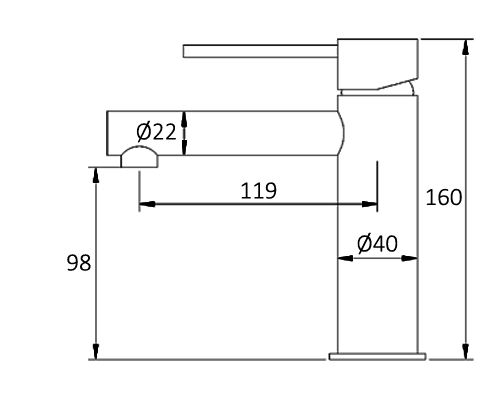 Roul Basin Mixer RG