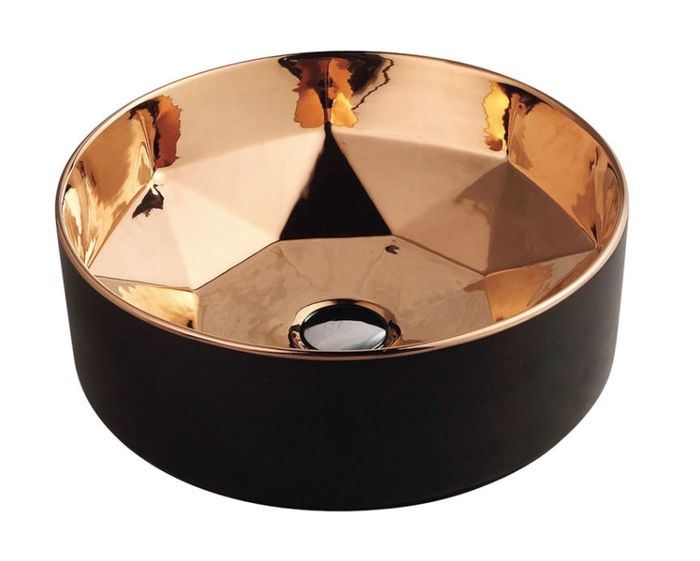 Starz Basin Round 400x400 Rose Gold