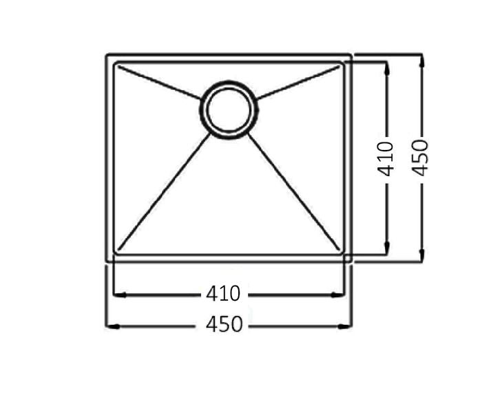 Axon Sink 45S 450x450x220