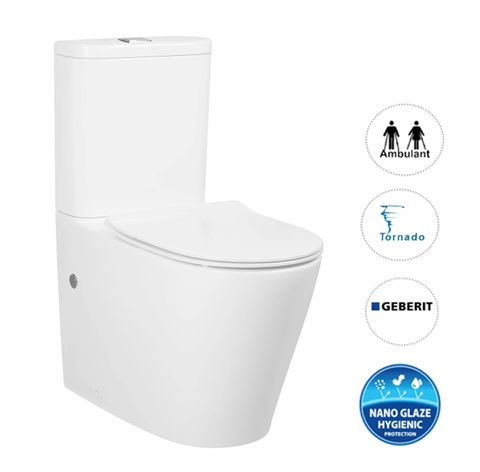 Feanza Toilet Geberit Set Slim Seat