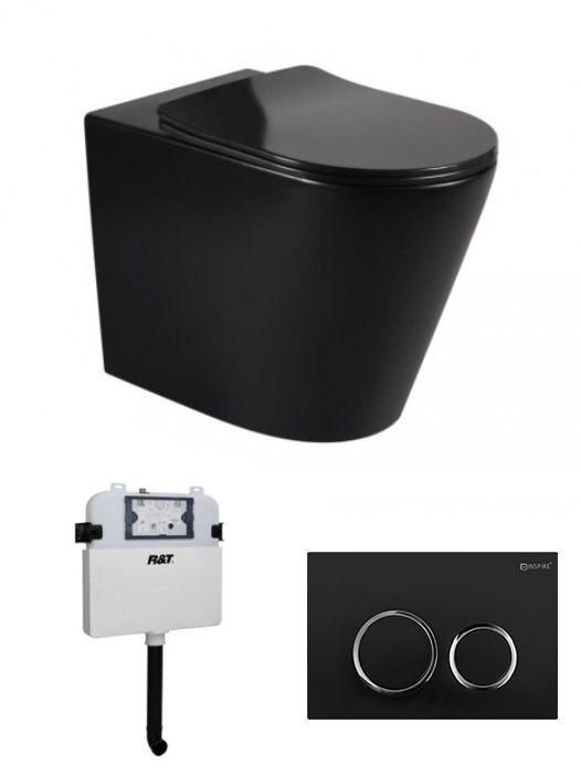 Alzano Wall Face Pan R&T System Black