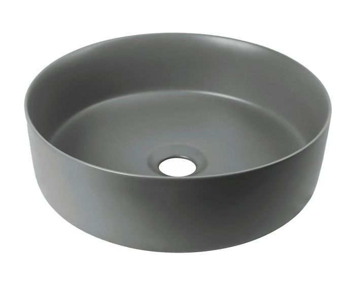 Radius Round Basin 355x355 Matte Grey