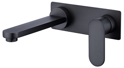 Vetto Wall basin Mixer Gunmetal