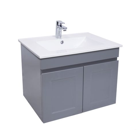 Hampton Grey n Chromeina Vanity Top 60