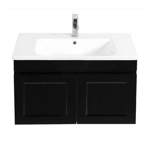 Hampton Black n DChromeina Vanity Top 75