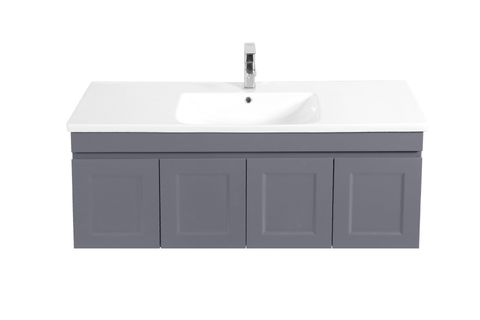 Hampton Grey n Chromeina Vanity Top 150