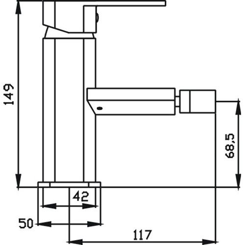 Bidet Mixer Chromerome