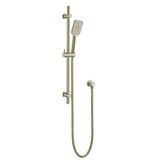 Pavia Shower Rail Brush Nickel