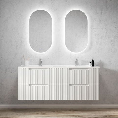 Noosa Matte White 1500X460X550 Wall Hung Vanity