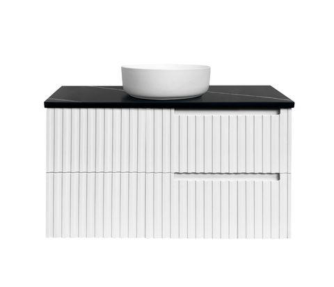 Noosa 900x460x550 Wall Hung Cabinet Matte White