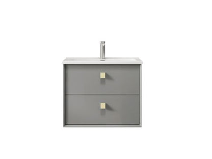 Boston Matte Grey 600mm Wall Hung Cabinet