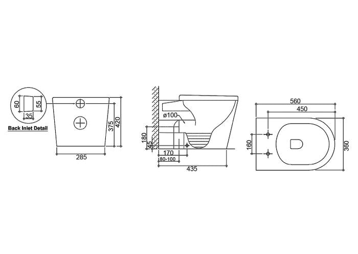 Alzano Wall Face Pan R&T Pack