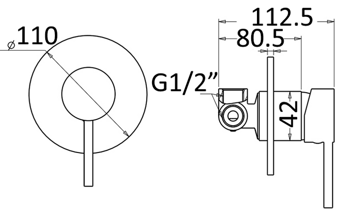 Pavia Shower Mixer