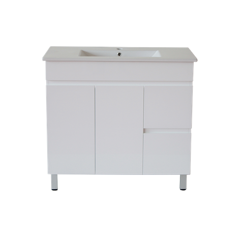 PVC Cabinet Leg with Right Hand Drawers 900x460