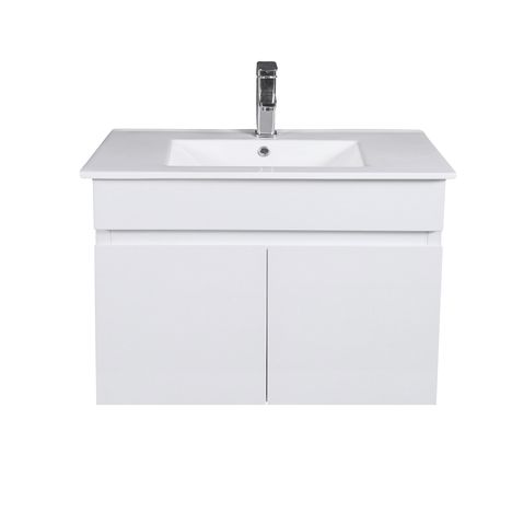 PVC Cabinet 750x360 Wall Hung Ceramic Top