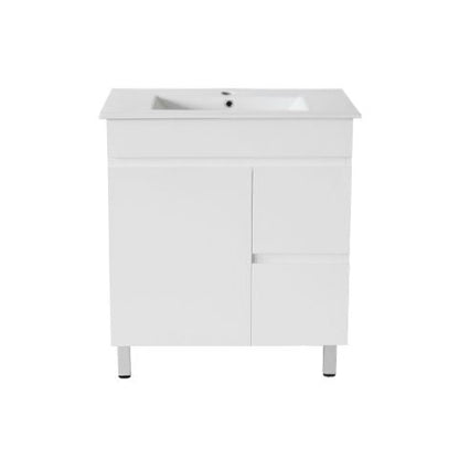 PVC Cabinet 750x360 Leg - Right Hand Drawer and Ceramic Top