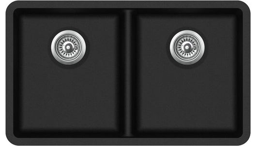 Granite Black Sink Double 810x480