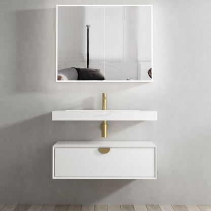 Moonlight Wall Hung Cabinet 900